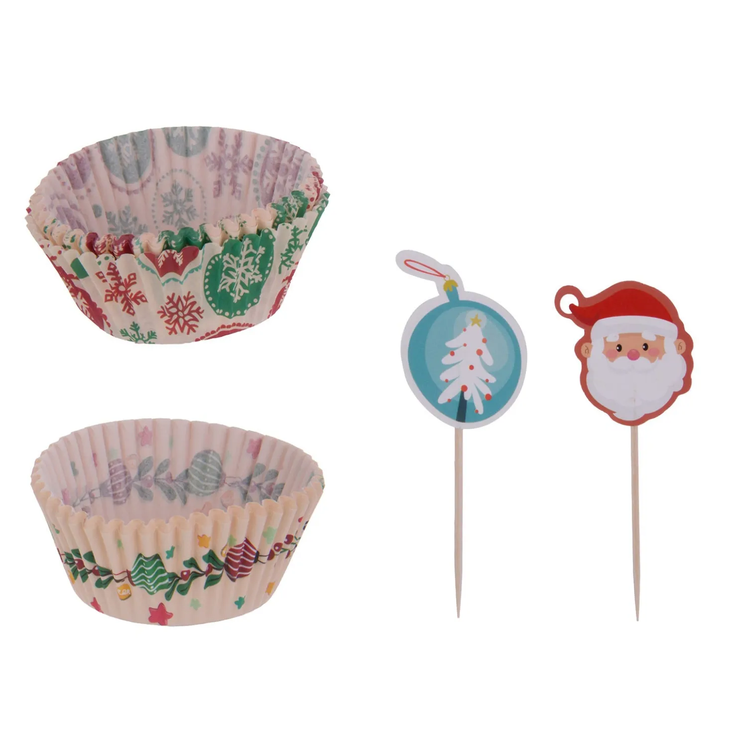 Kit natalizio decoro muffin