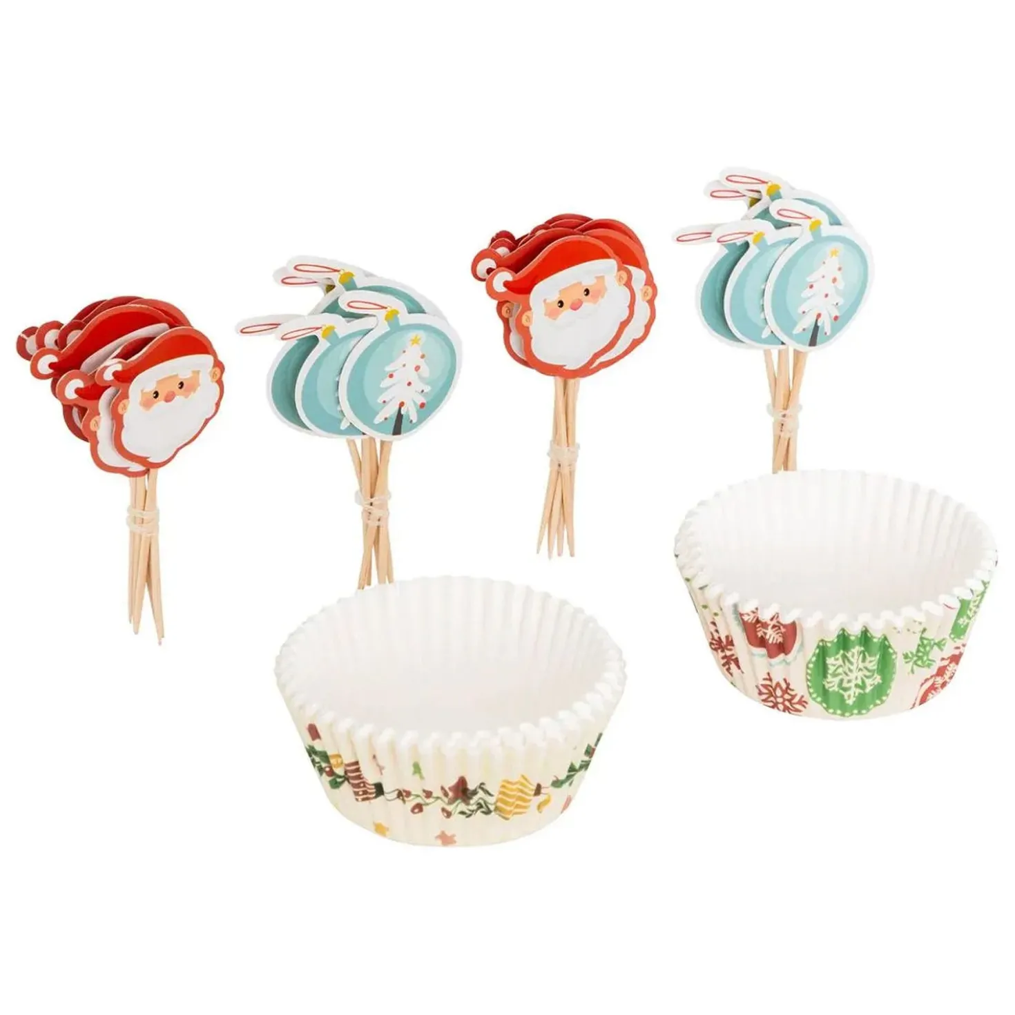 Kit natalizio decoro muffin