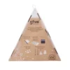 Kit 7 pezzi tagliabiscotti con asta di legno