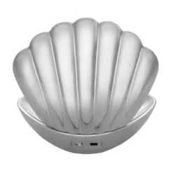 Lampada conchiglia LED con perla e cromoterapia
