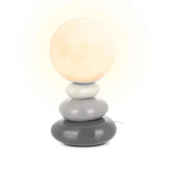 Lampada da tavola Luna ceramica con filo