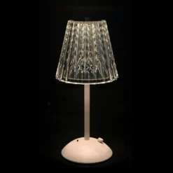 Lampada da tavolo LED touch bianca – 30 cm Diamond