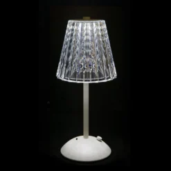 Lampada da tavolo LED touch bianca – 30 cm Diamond