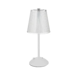 Lampada da tavolo LED touch bianca 30 cm Modern