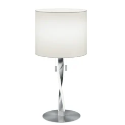 Lampada da tavolo Nandor bianco Trio