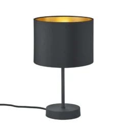 Lampada da tavolo nero e oro Hostel Trio