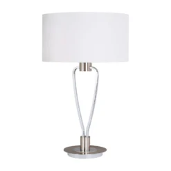 Lampada da tavolo Paris acciaio Trio