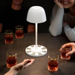 Lampada da tavolo touch con gioco alcolico 28 cm