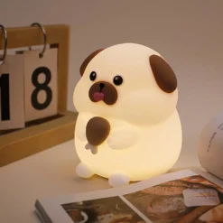 Lampada led cane silicone per bambini