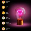Lampada LED cuore ricaricabile