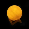 Lampada luna led 3D ricaricabile 15 cm