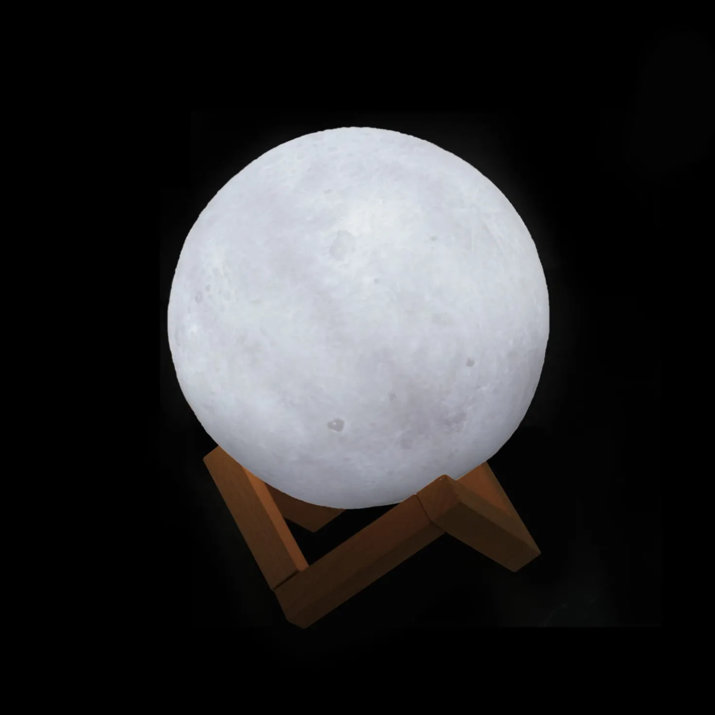 Lampada luna led 3D ricaricabile 15 cm