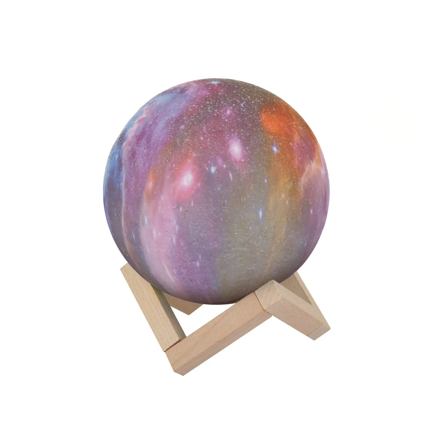 Lampada pianeta led 3D ricaricabile 15 cm