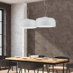 Lampadario bianco Baron Trio