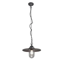 Lampadario da esterni antracite Brenta Trio