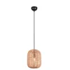 Lampadario in sisal naturale Runa Trio