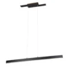 Lampadario LED finitura nero opaco Belfast Trio