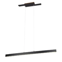 Lampadario LED finitura nero opaco Belfast Trio