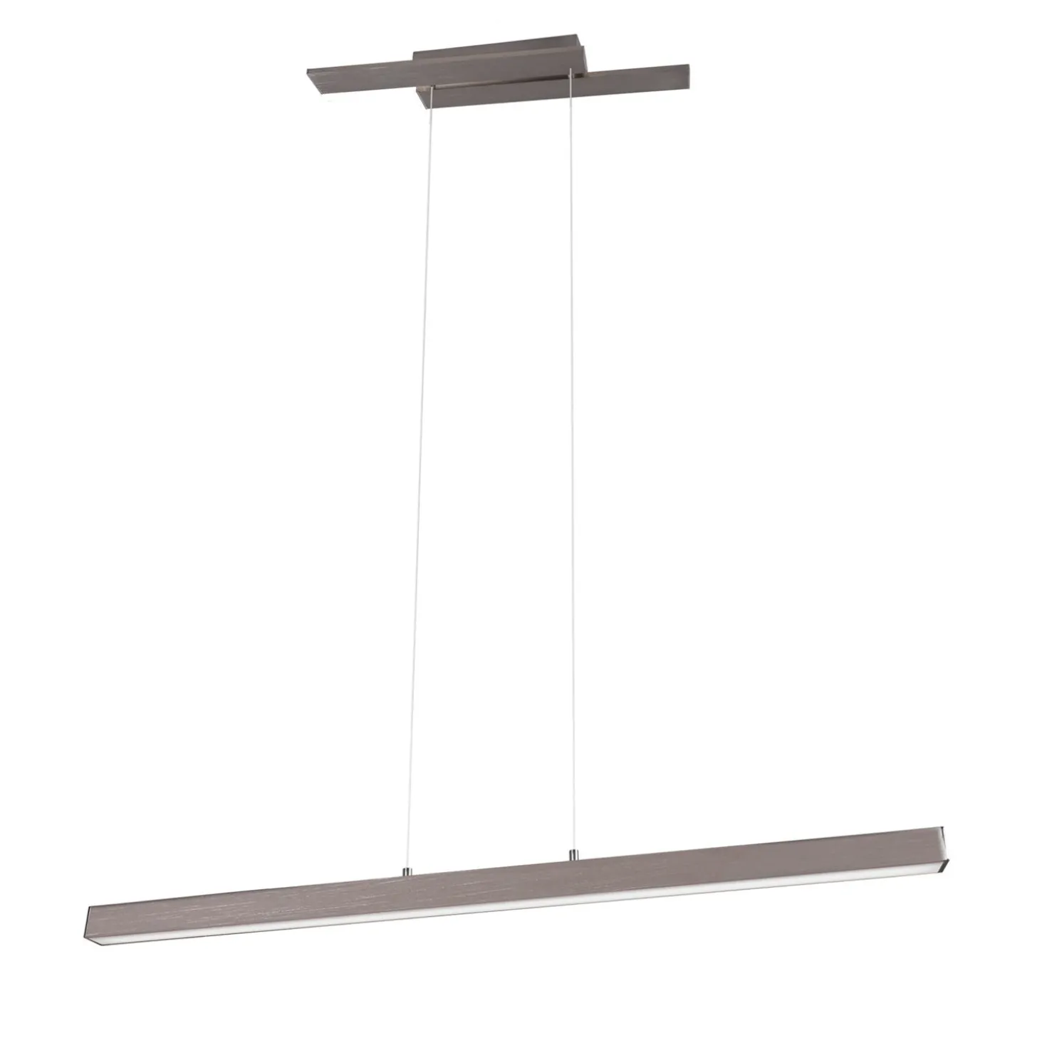 Lampadario LED finitura nickel opaco Belfast Trio