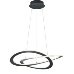 Lampadario LED Oakland antracite Trio