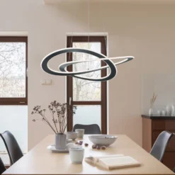 Lampadario LED Oakland antracite Trio