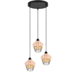 Lampadario 3 luci Borka Trio