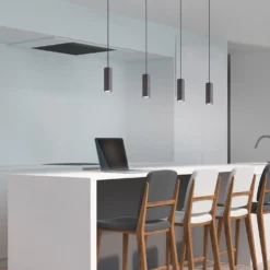 Lampadario nero Marley Trio