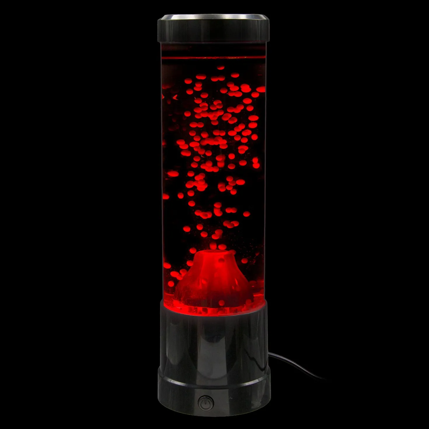 Lampada vulcano acquario cilindro