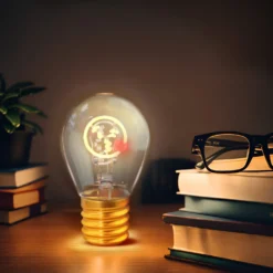 Lampadina bacio LED decorativa e ricaricabile