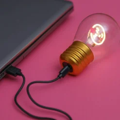 Lampadina bacio LED decorativa e ricaricabile