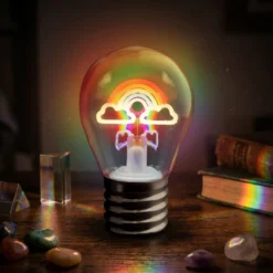 Lampadina decorativa Arcobaleno LED ricaricabile