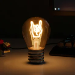 Lampadina decorativa Corna LED ricaricabile