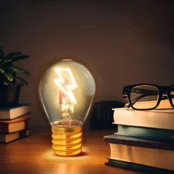 Lampadina decorativa led Fulmine ricaricabile