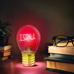 Lampadina decorativa led I love you ricaricabile