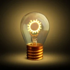Lampadina decorativa led Sole ricaricabile