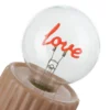 Lampadina decorativa natalizia Love led ricaricabile