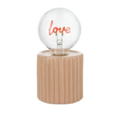 Lampadina decorativa natalizia Love led ricaricabile