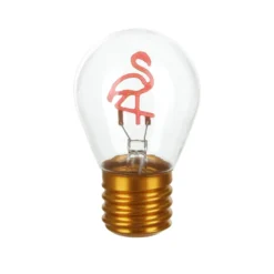 Lampadina fenicottero LED decorativa e ricaricabile