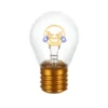 Lampadina risata LED decorativa e ricaricabile
