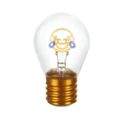 Lampadina risata LED decorativa e ricaricabile