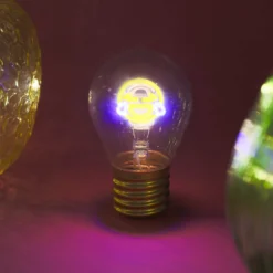 Lampadina risata LED decorativa e ricaricabile