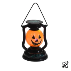 Lanterna zucca Halloween con suoni 14 cm