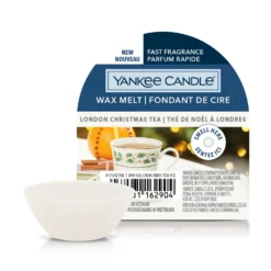 London Christmas Tea, cera Yankee Candle per bruciatore
