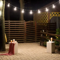 Luci da esterno 10 lampadine led a sfera bianco naturale