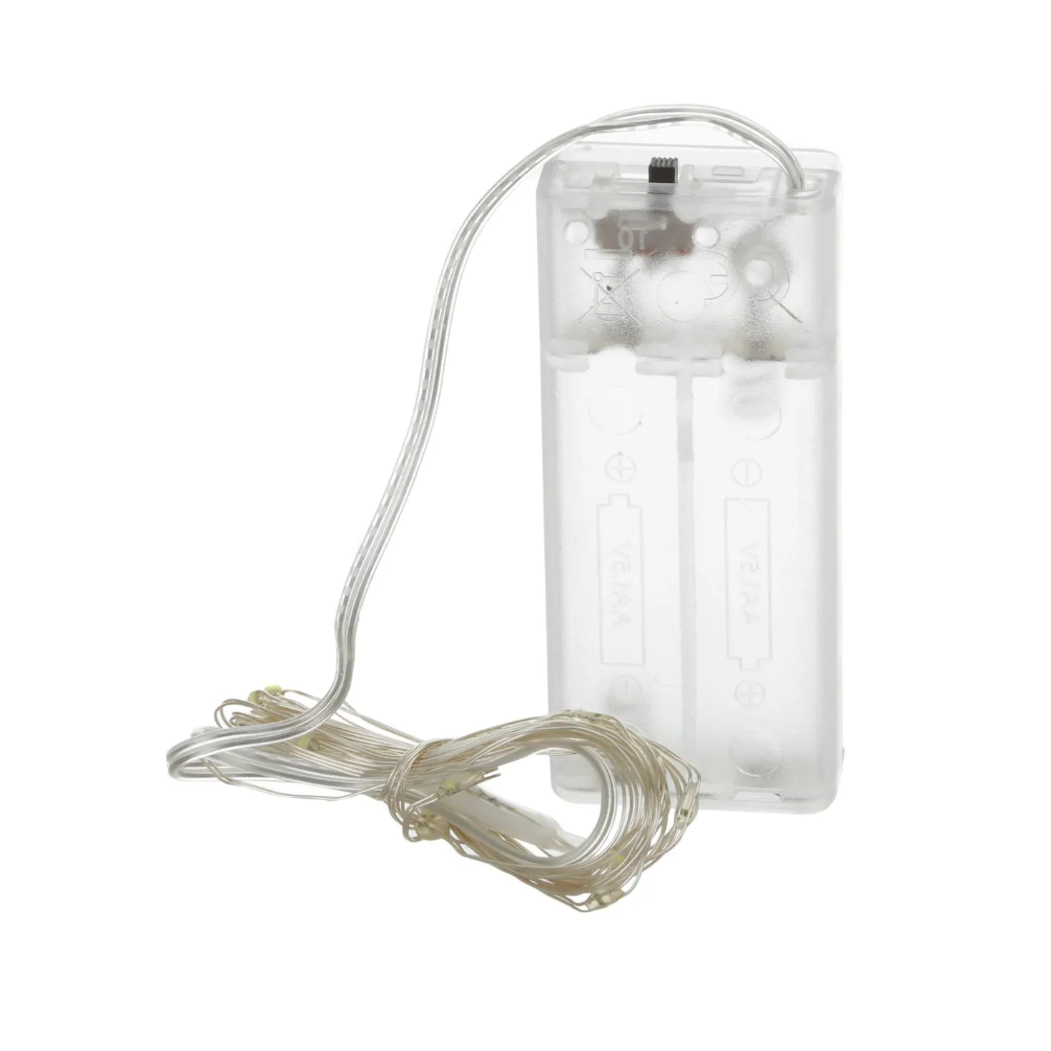 Luci di Natale 20 led 2,2 metri bianco freddo