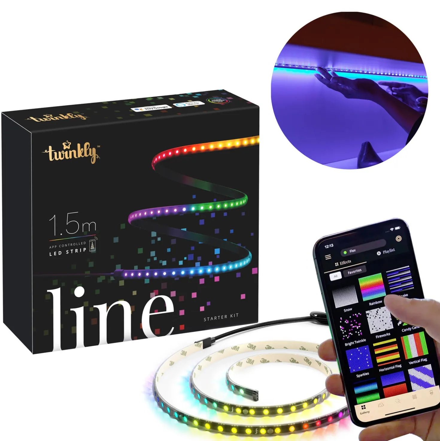 Luci di Natale 1,5 metri LED Line Twinkly
