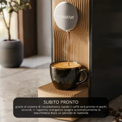 Macchina caffè antracite 1200 W compatibile Nespresso