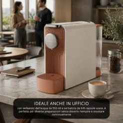 Macchina caffè grigia 1200 W compatibile Nespresso