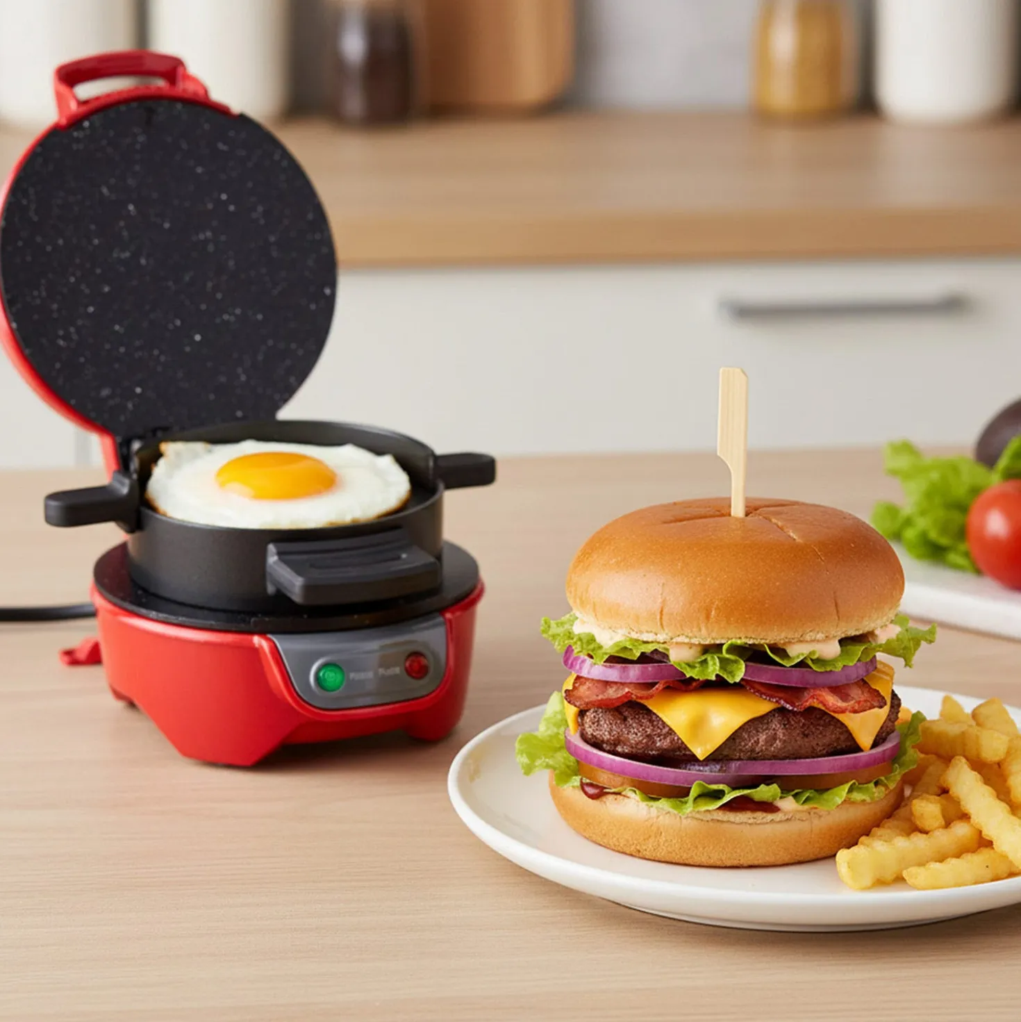 Macchina per hamburger 600 W