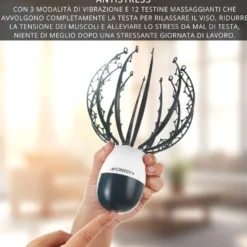 Massaggiatore testa ragno ricaricabile